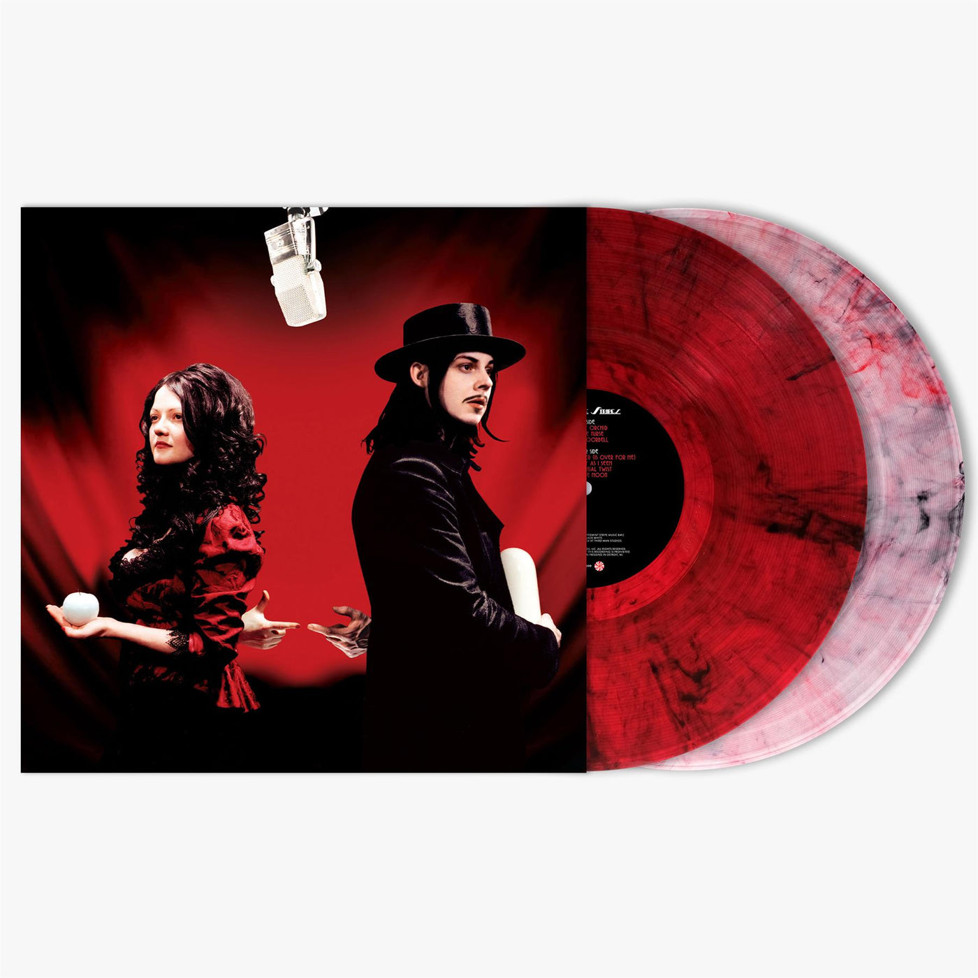 The White Stripes - Get Behind Me Satan: 20th Anniversary 2x Red Smoke / Clear Smoke Vinyl LP