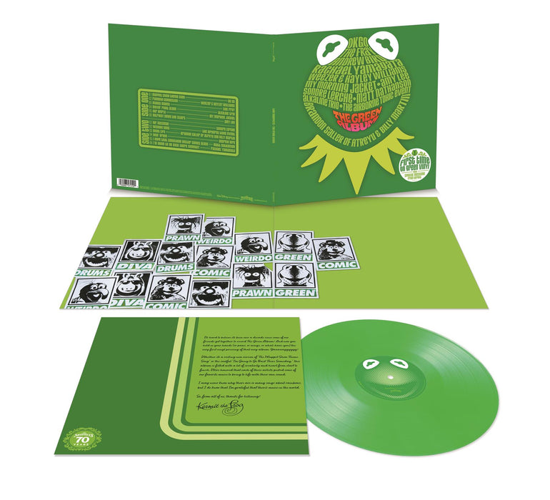 Muppets: The Green Album - V/A 70th Anniversary Green Vinyl LP Reissue