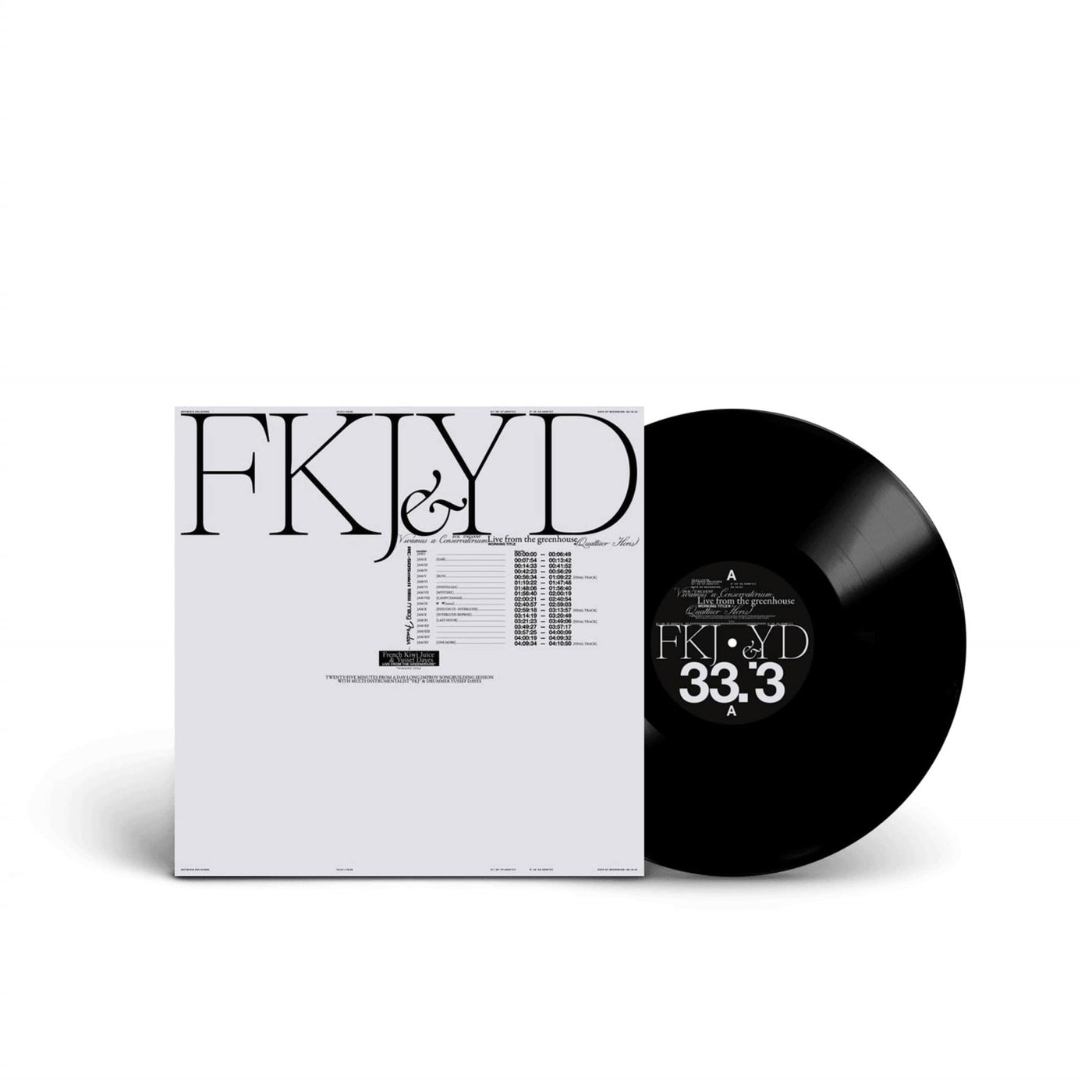 FKJ & Yussef Dayes - Live From The Greenhouse Vinyl LP