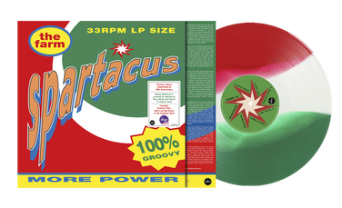 The Farm - Spartacus National Album Day Tri-Colour Vinyl LP Reissue