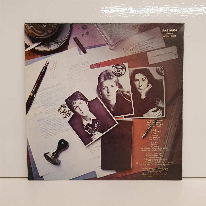 Paul McCartney & Wings - Band On The Run Vinyl LP