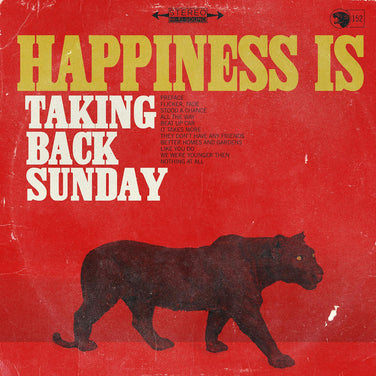 Taking Back Sunday - Happiness Is Gold & Black Swirl Vinyl LP Reissue