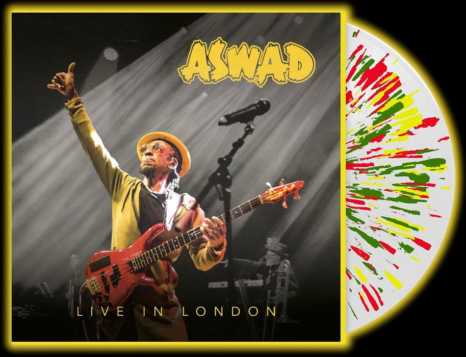 Aswad - Live In London  White Splatter Vinyl LP