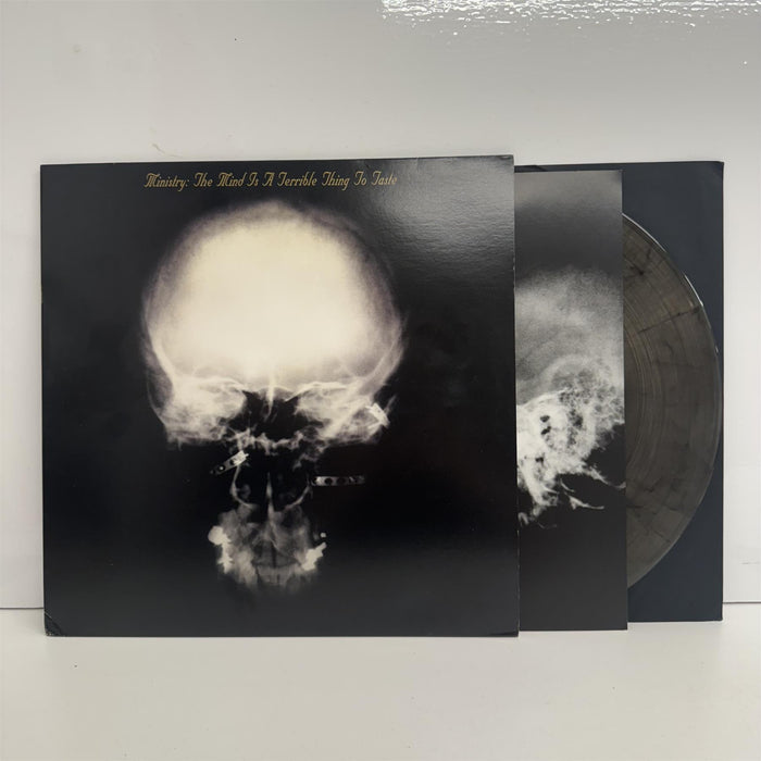 Ministry - The Mind Is A Terrible Thing To Taste Limited Edition Clear Black Mixed Vinyl LP