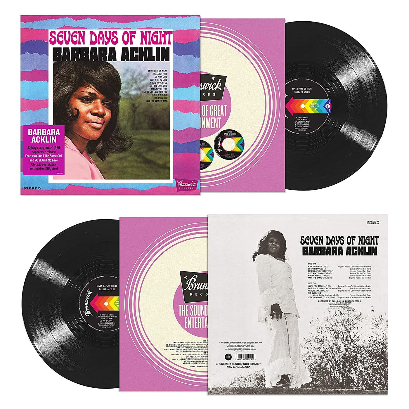 Barbara Acklin - Seven Days Of Night 180G Vinyl LP Reissue