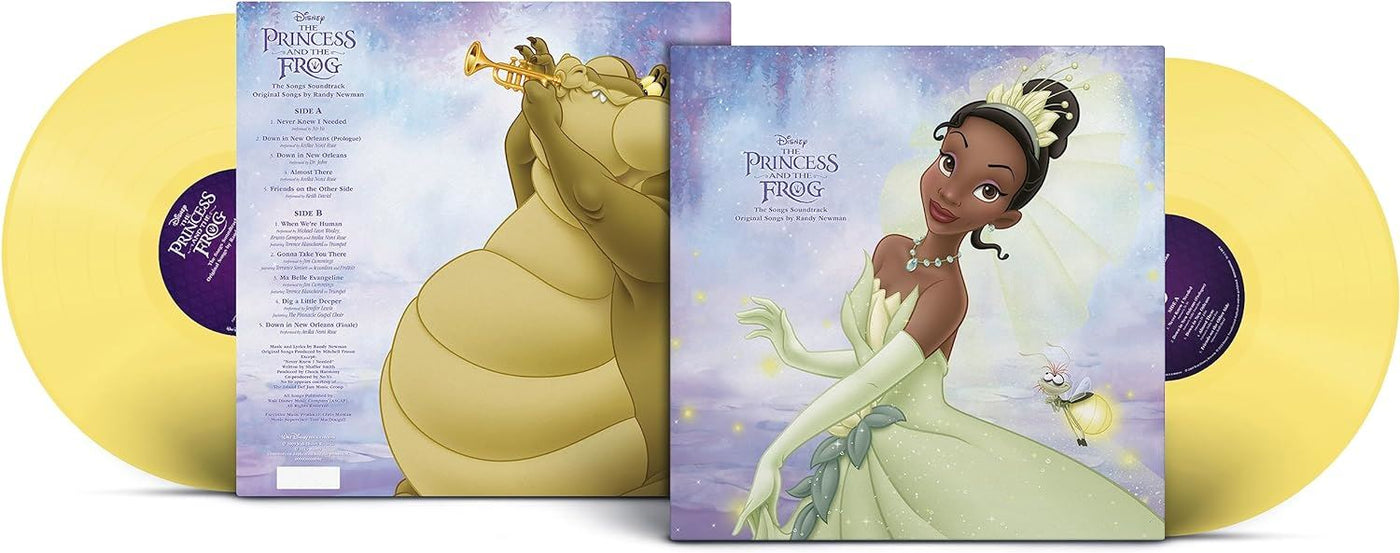 The Princess and the Frog: The Songs Soundtrack - V/A Yellow Vinyl LP