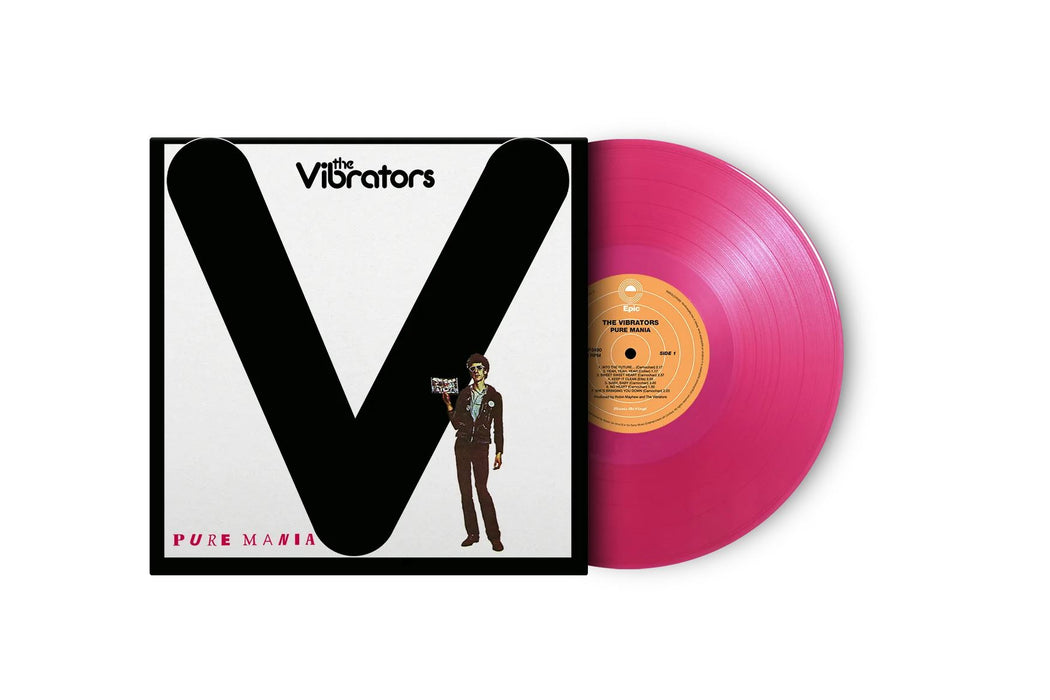 Vibrators - Pure Mania Limited Edition 180G Translucent Magenta Vinyl LP Reissue