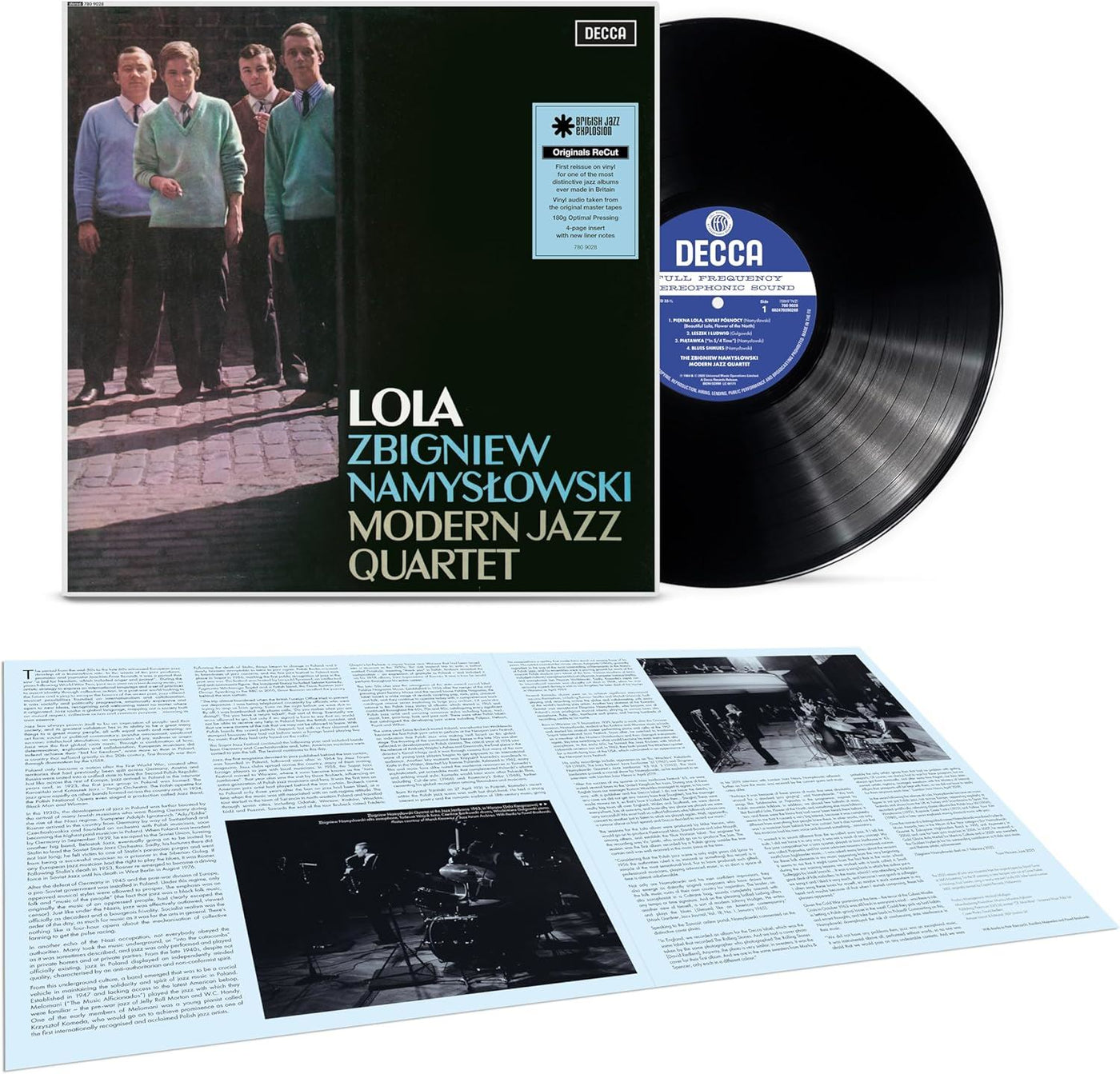 Zbigniew Namysłowski Quartet - Lola 180G Vinyl LP Reissue
