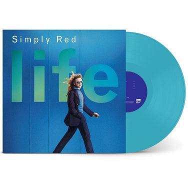Simply Red - Life National Album Day Curacao Blue Vinyl LP EcoRecord Reissue