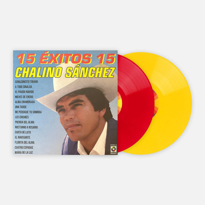 Chalino Sánchez - 15 Éxitos 15 VMP 2x Red / Yellow Vinyl LP