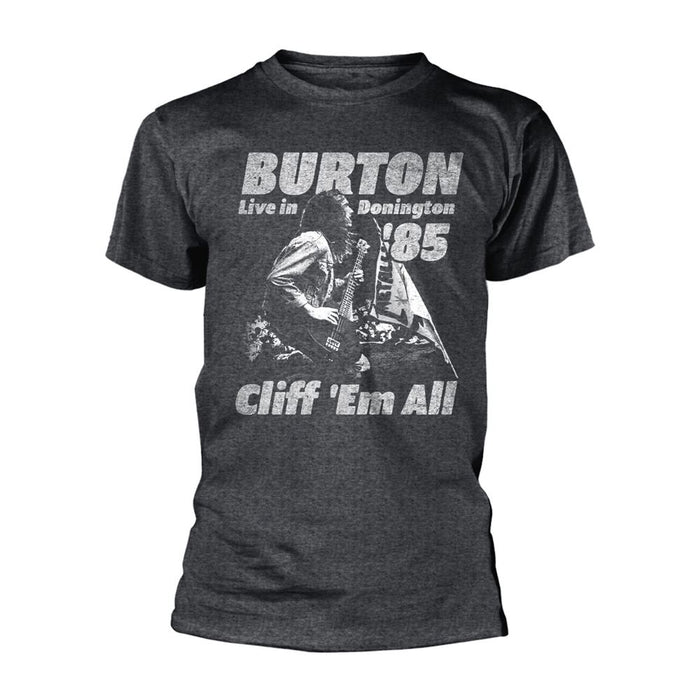 Metallica - Cliff Burton Flag Retro T-Shirt