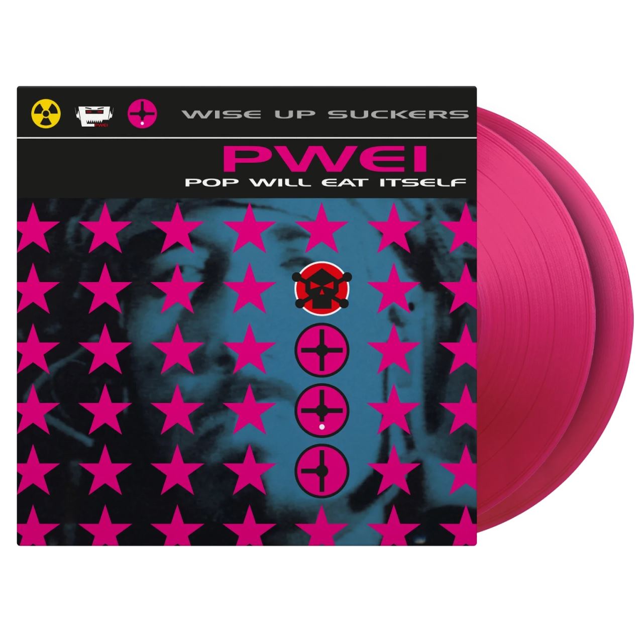 Pop Will Eat Itself - Wise Up Suckers  2x Translucent Magenta Vinyl LP