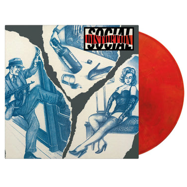 Social Distortion - Social Distortion Limited Edition 180G Translucent Red, White & Black Marbled Vinyl LP Reissue
