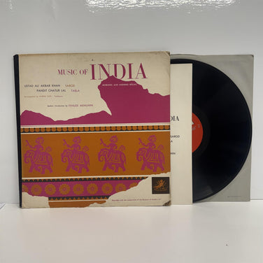 Ustad Ali Akbar Khan & Pandit Chatur Lal - Music Of India: Morning And Evening Rāgas Vinyl LP