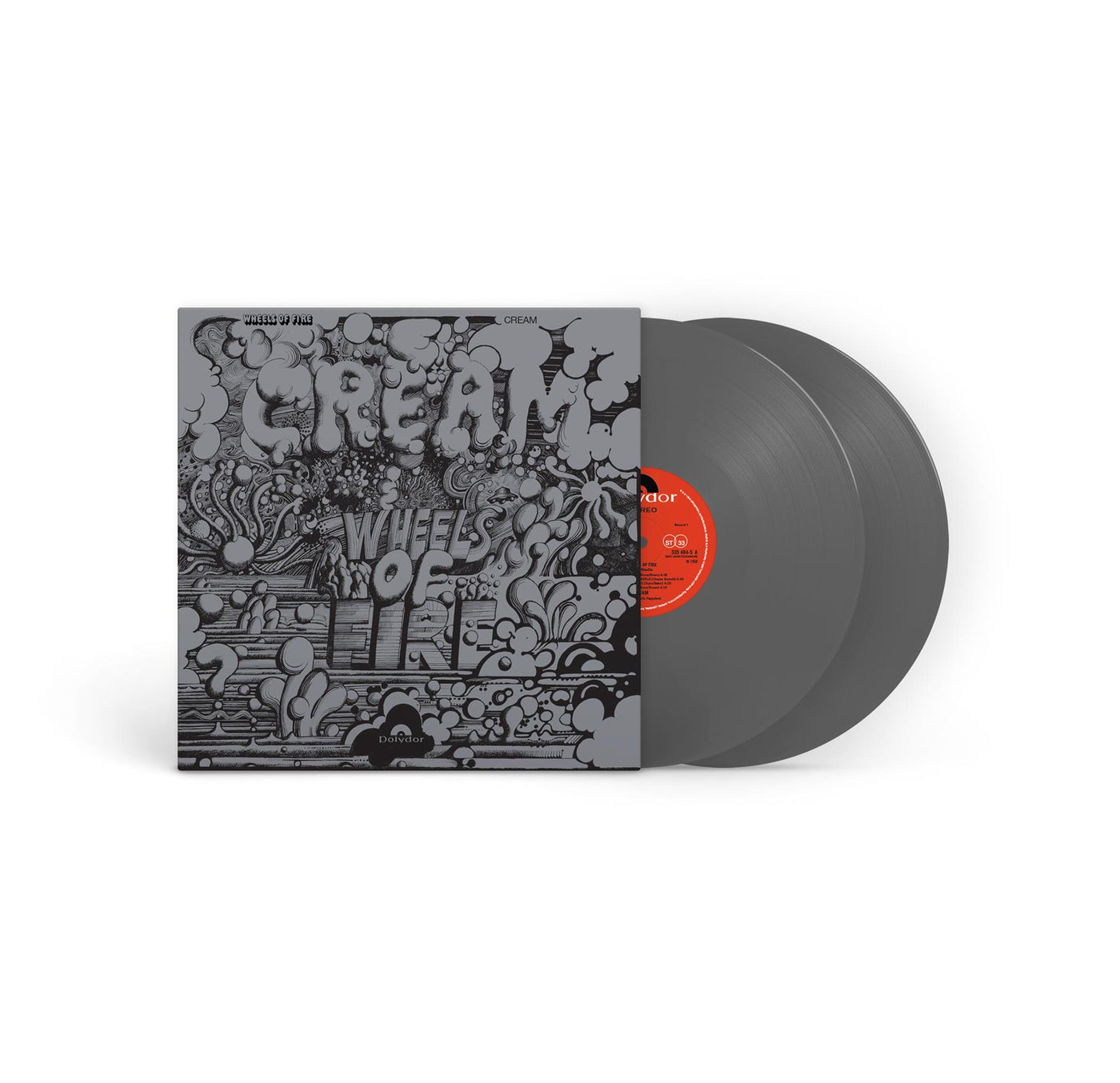Cream - Wheels Of Fire 2x Grey Vinyl LP Reissue