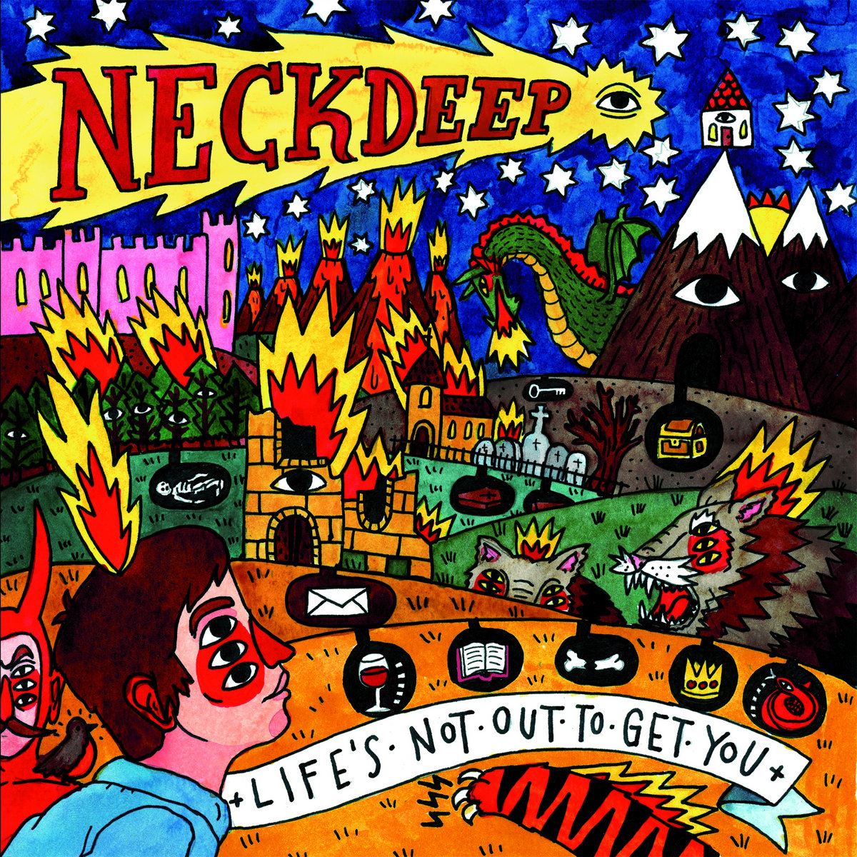 Neck Deep - Life's Not Out To Get You Turquoise Vinyl LP