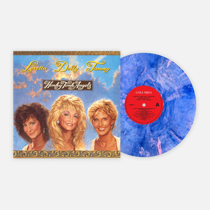 Loretta Lynn, Dolly Parton, Tammy Wynette - Honky Tonk Angels VMP 180G Blue & Pink Vinyl LP Reissue