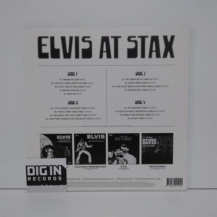 Elvis Presley - Elvis At Stax Limited 2x Blue Vinyl LP