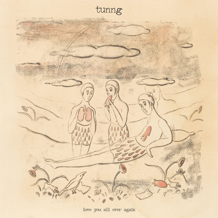 Tunng - Love You All Over Again Heart Red Vinyl LP