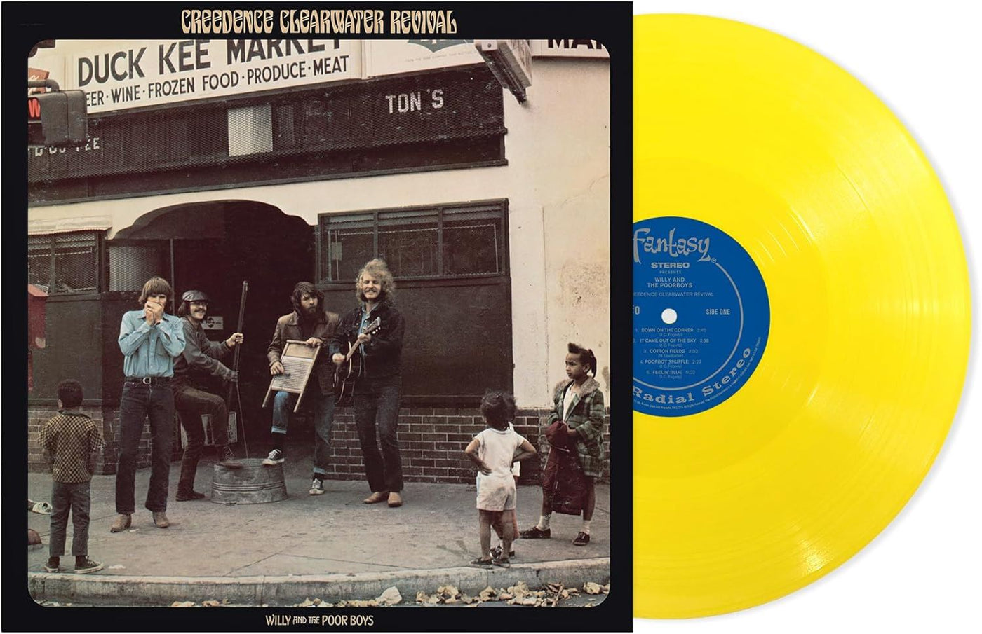 Creedence Clearwater Revival - Willy And The Poor Boys Yellow Vinyl LP Reissue