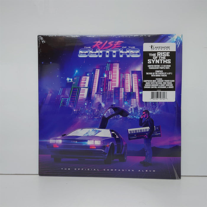 The Rise Of The Synths: The Official Companion Album - V/A Limited 2x Purple Translucent Vinyl LP