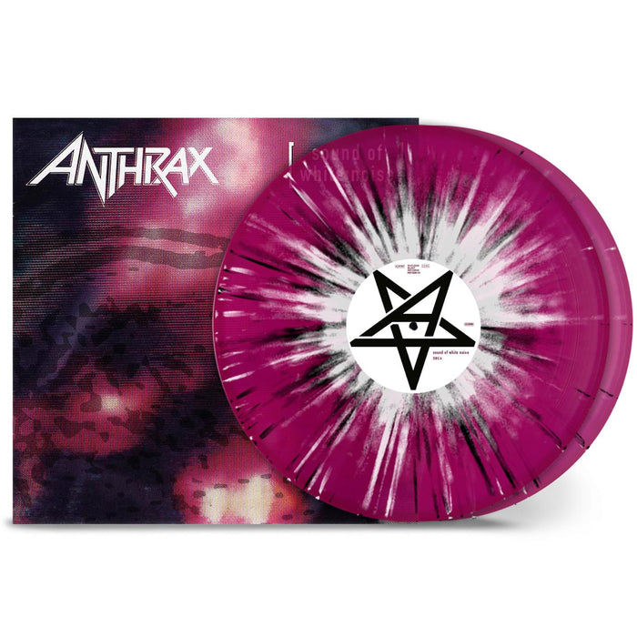 Anthrax - Sound Of White Noise  2x Violet With White & Black Splatter Vinyl LP