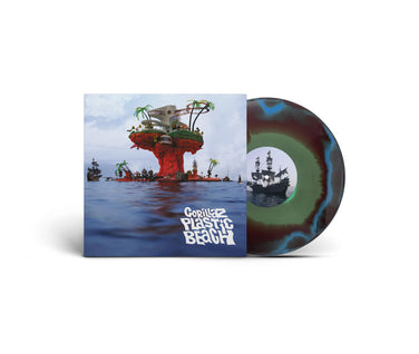 Gorillaz - Plastic Beach Blue, Green & Orange Vinyl LP Half-Speed Master