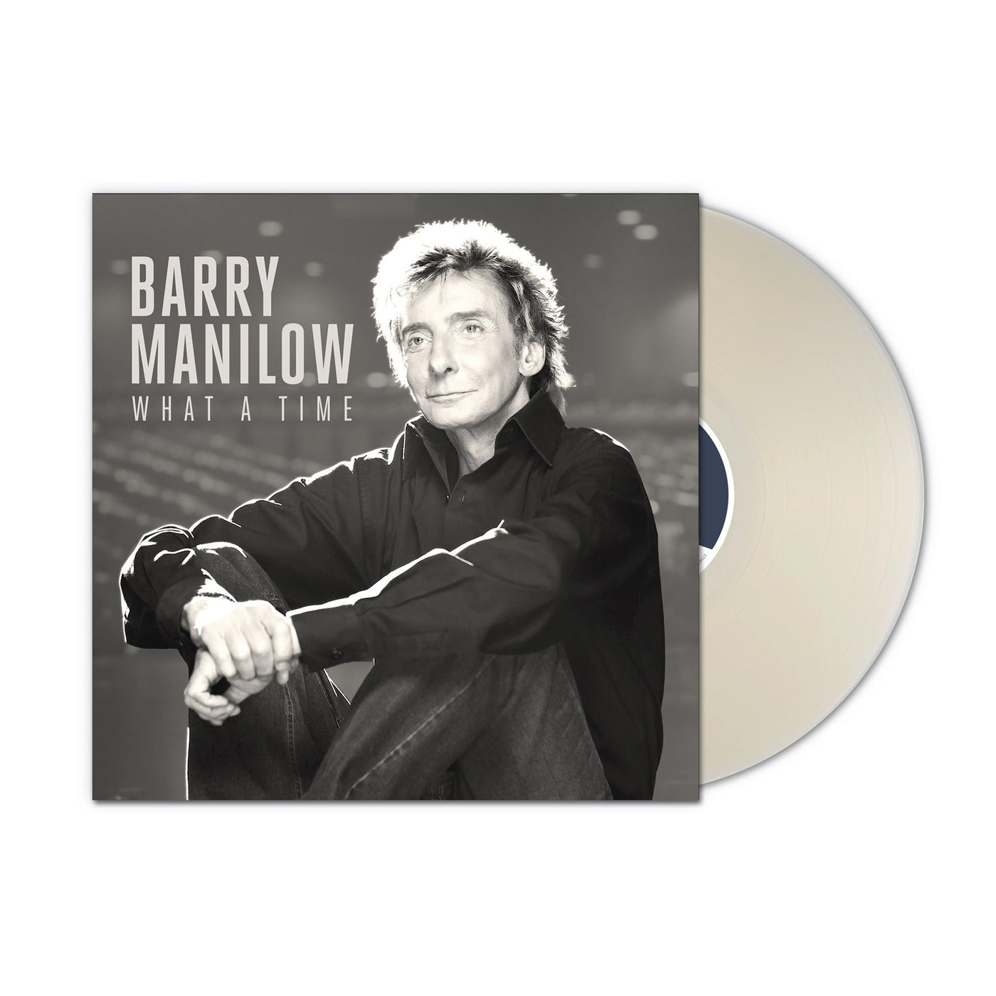 Barry Manilow - What A Time 2x Translucent Milky Clear Vinyl LP