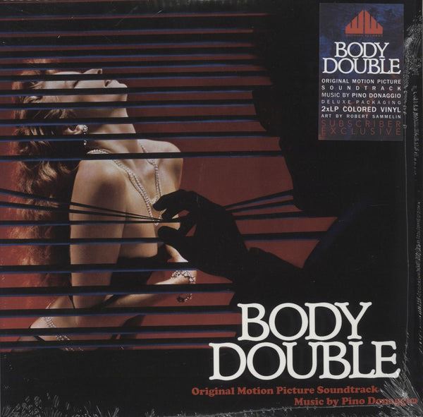 Body Double (Original Motion Picture Soundtrack) - Pino Donaggio Subscriber Exclusive 2x Blue Splatter & Blue Smoke with Red Splatter Vinyl LP