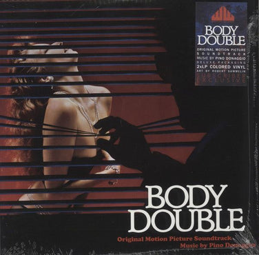 Body Double (Original Motion Picture Soundtrack) - Pino Donaggio Subscriber Exclusive 2x Blue Splatter & Blue Smoke with Red Splatter Vinyl LP