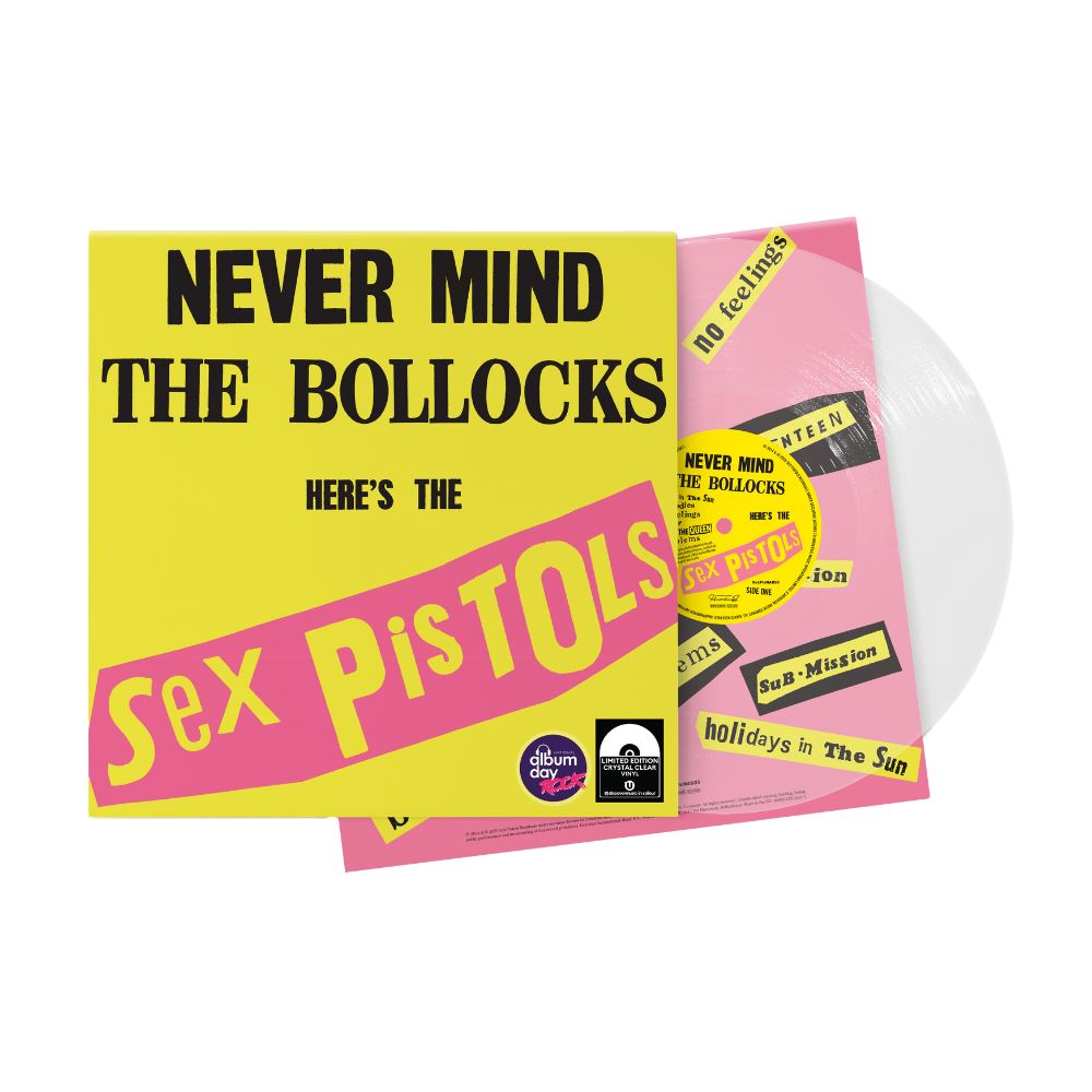 Sex Pistols - Never Mind The Bollocks National Album Day Crystal Clear Vinyl LP