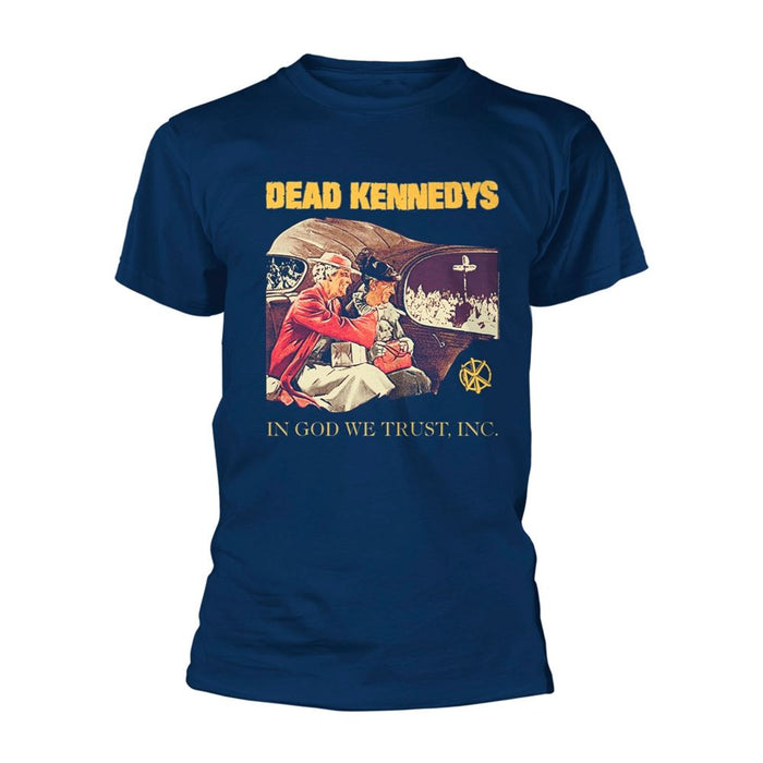 Dead Kennedys - In God We Trust (Navy) T-Shirt