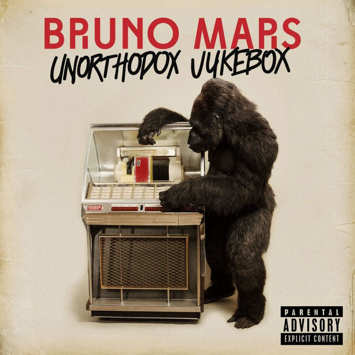 Bruno Mars - Unorthodox Jukebox Indies Exclusive Red with Black Splatter Vinyl LP