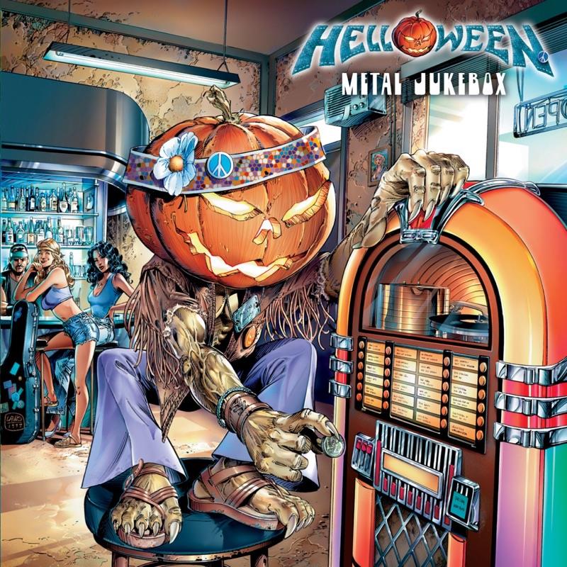 Helloween - Metal Jukebox Red & Orange Splatter Vinyl LP Reissue