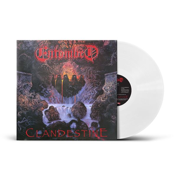 Entombed - Clandestine White Vinyl LP Reissue