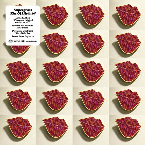 Supergrass - Kiss Of Life Is 20 RSD 2024 10" Transparent Vinyl EP