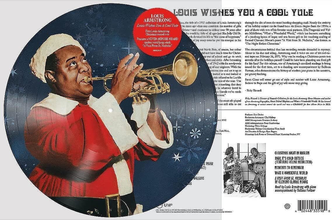 Louis Armstrong - Louis Wishes You a Cool Yule Picture Disc Vinyl LP