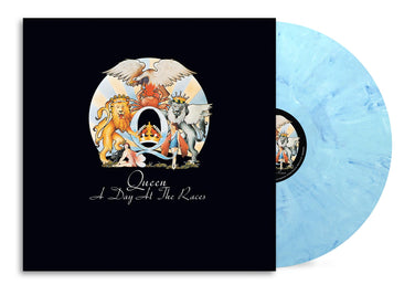 Queen - A Day at the Races 50th Anniversary Blue Marbled Vinyl LP