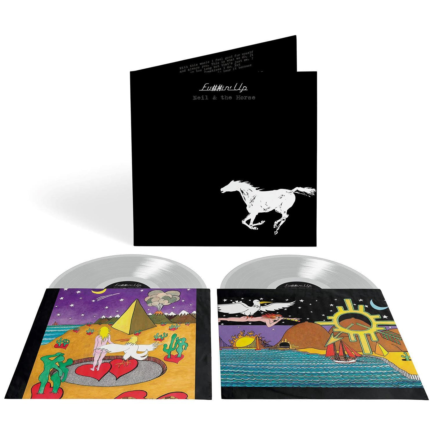 Neil Young & Crazy Horse - F*#!IN UP RSD 2024 2x Clear Vinyl LP