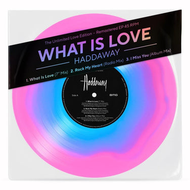 Haddaway - What Is Love Unlimited Love Edition 10" Multicolour Vinyl EP Remastered