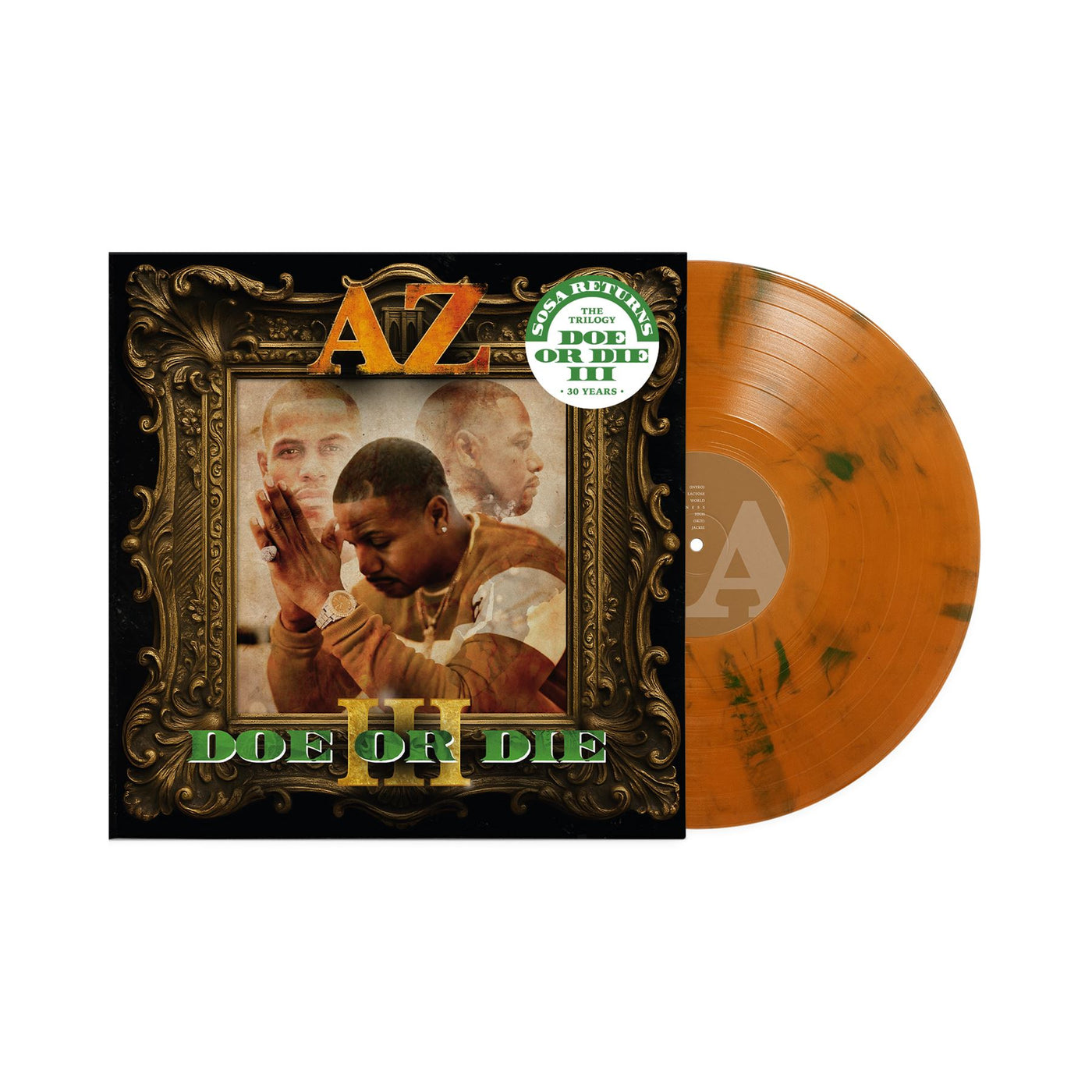 AZ - Doe Or Die III Amber Smoke Vinyl LP