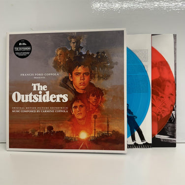 The Outsiders (Original Motion Picture Soundtrack) - Carmine Coppola 2x Turqoise & Neon Orange Vinyl LP