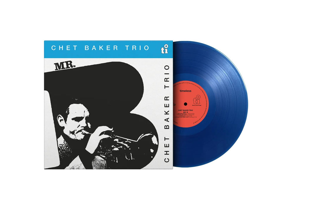 Chet Baker Trio - Mr.B Limited Edition 180G Translucent Blue Vinyl LP Reissue