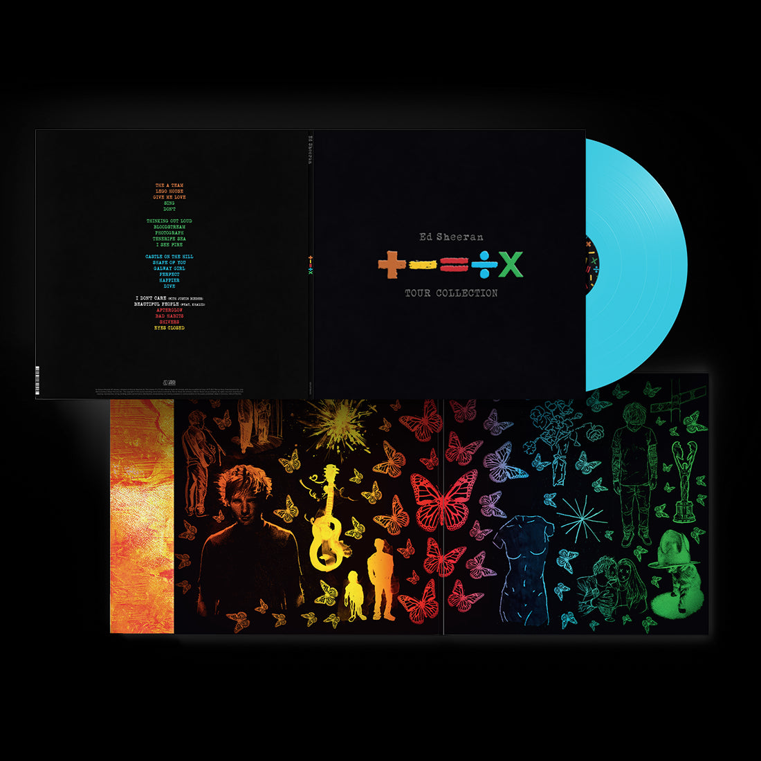 Ed Sheeran - +-=÷× TOUR COLLECTION 2x Bright Blue Vinyl LP