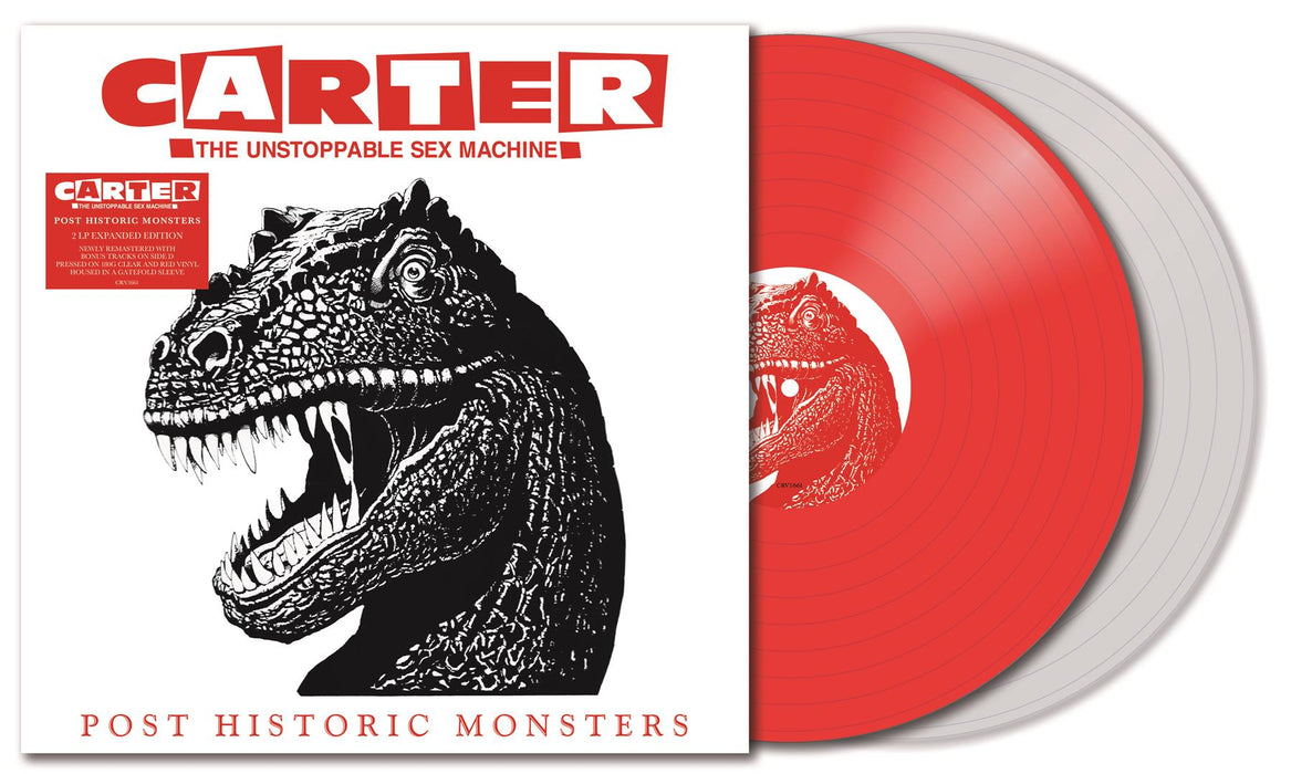 Carter the Unstoppable Sex Machine - Post Historic Monsters 2x Red / Clear Vinyl LP Remaster