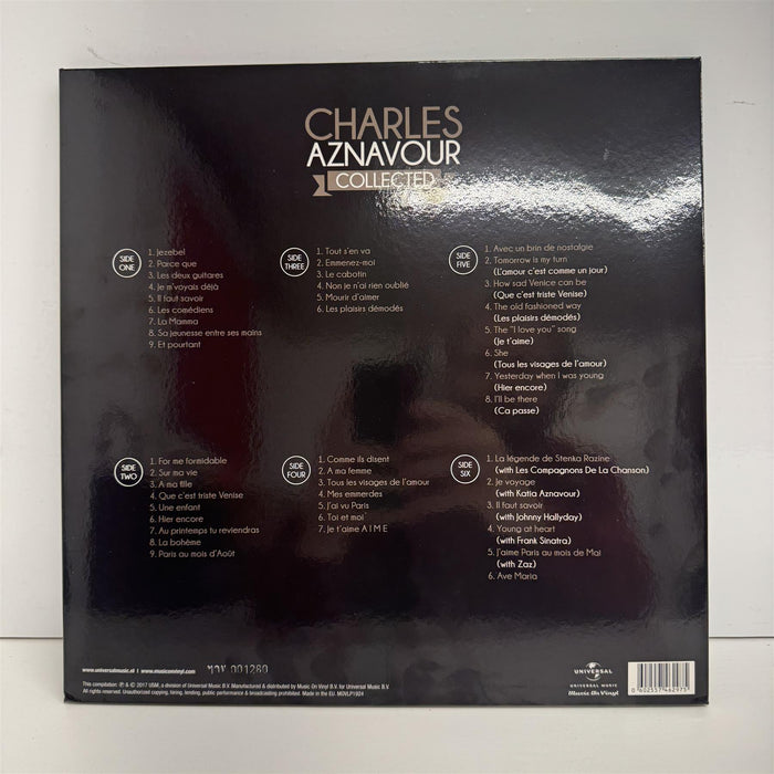 Charles Aznavour - Collected Limited Edition 3x 180G Blue Red & White Vinyl LP