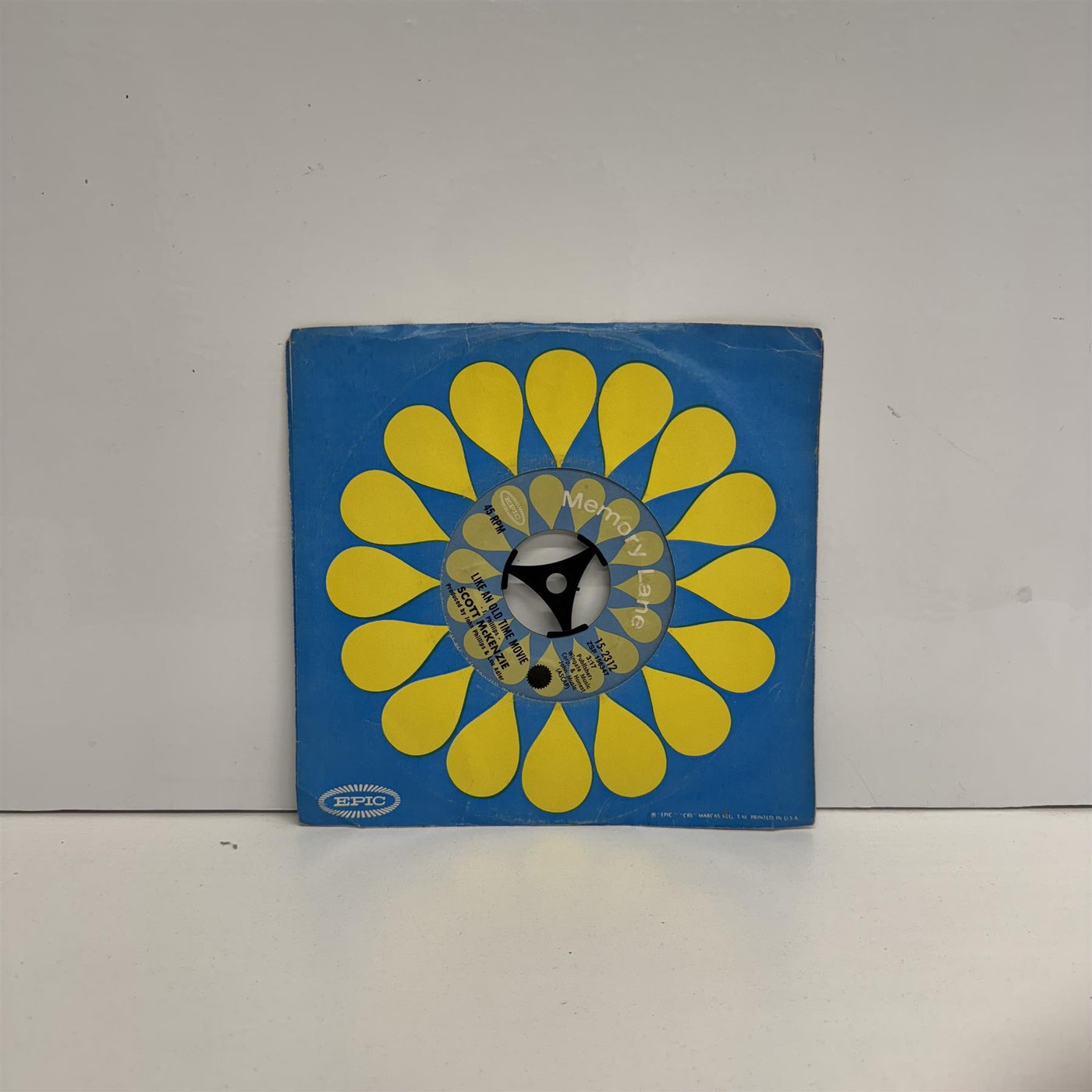 Scott McKenzie - San Francisco / Like An Old Time Movie 7" Vinyl Single