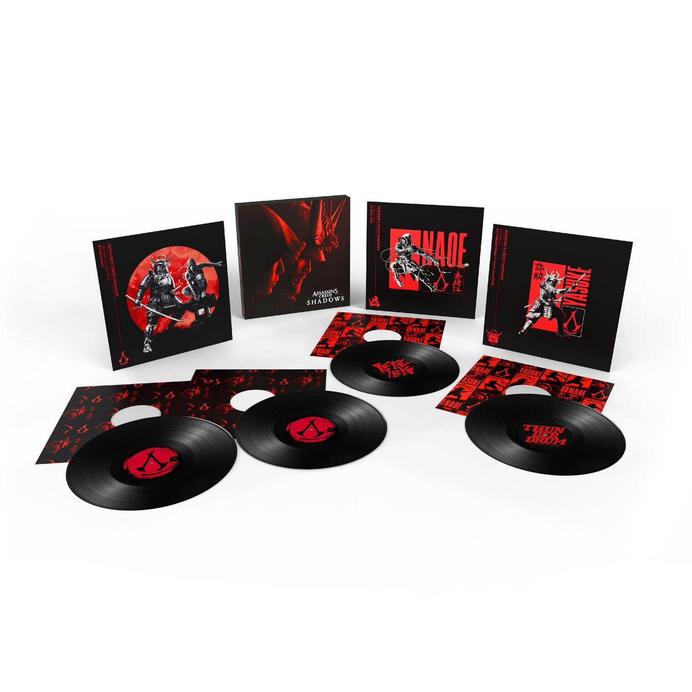 Assassin's Creed Shadows - Soundtrack Collection - The Flight | TEKE::TEKE | Thunderdrum ft. Tiggs Da Author 4x Vinyl LP Boxset