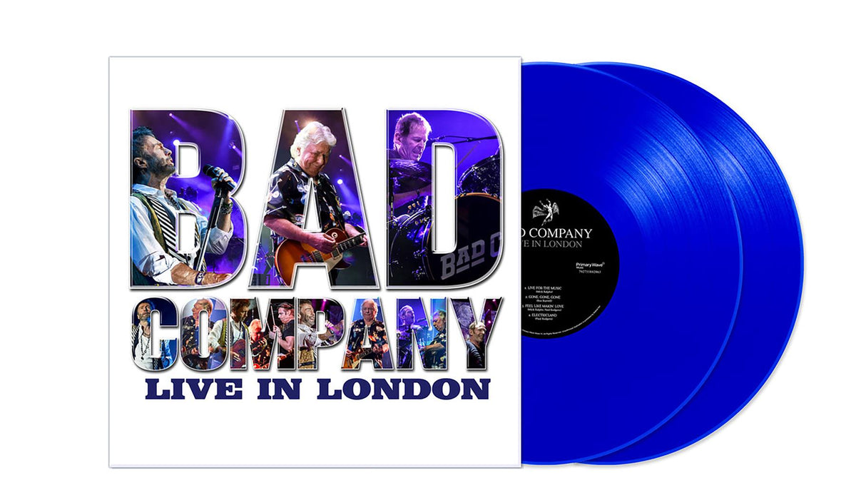 Bad Company - Live in London National Album Day 2x Blue Vinyl LP