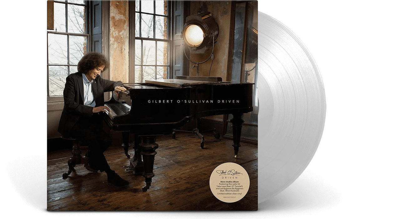 Gilbert O'Sullivan - Driven Limited Edition Clear Vinyl LP